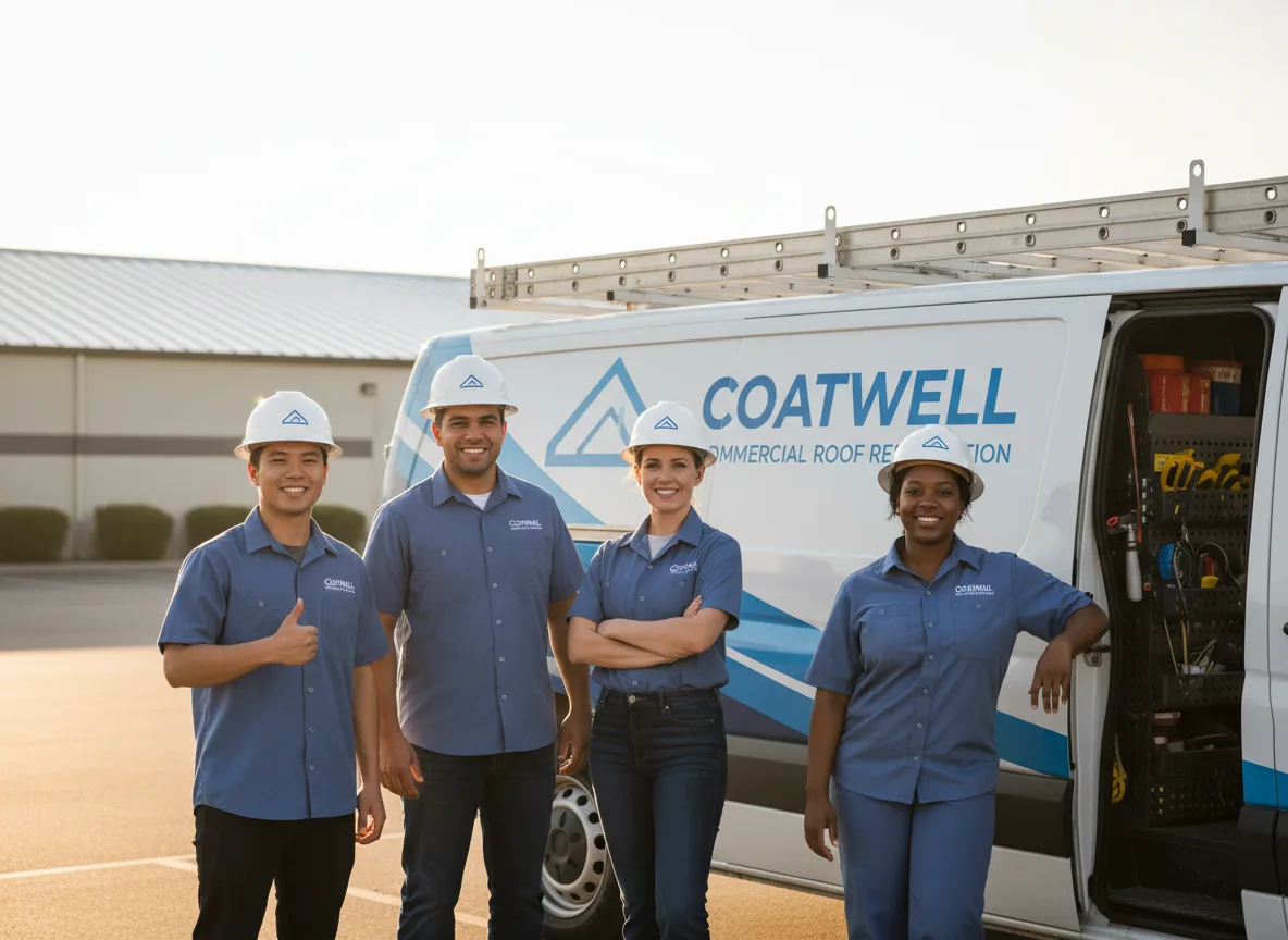 Commercial roof coating company in Faith, NC